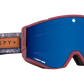 SPY Ace Snow Goggle Goggles  Happy Rose with Dark Blue Spectra ;VLT:13%; + Happy Light Gray Green with Lucid Red ;VLT:54%; Native Nature Red One Size