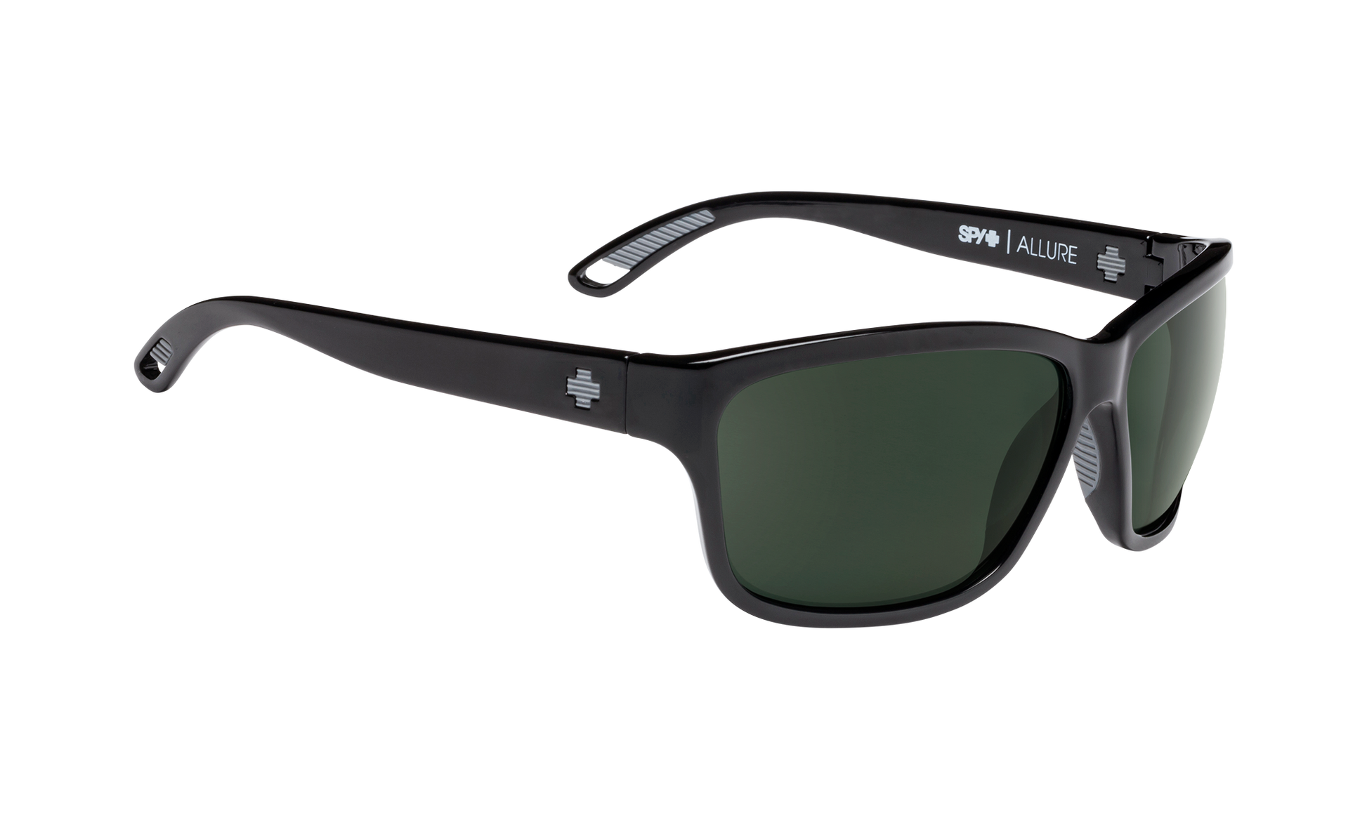 SPY Allure Sunglasses  Happy Gray Green Polar Black  63-15-120