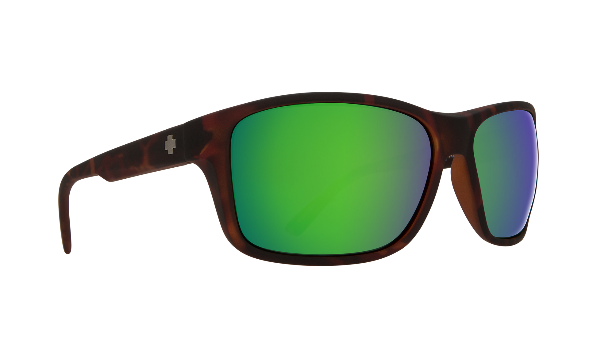 SPY Arcylon Sunglasses  Happy Bronze w/Green Spectra Soft Matte Dark Tort  60-14-128