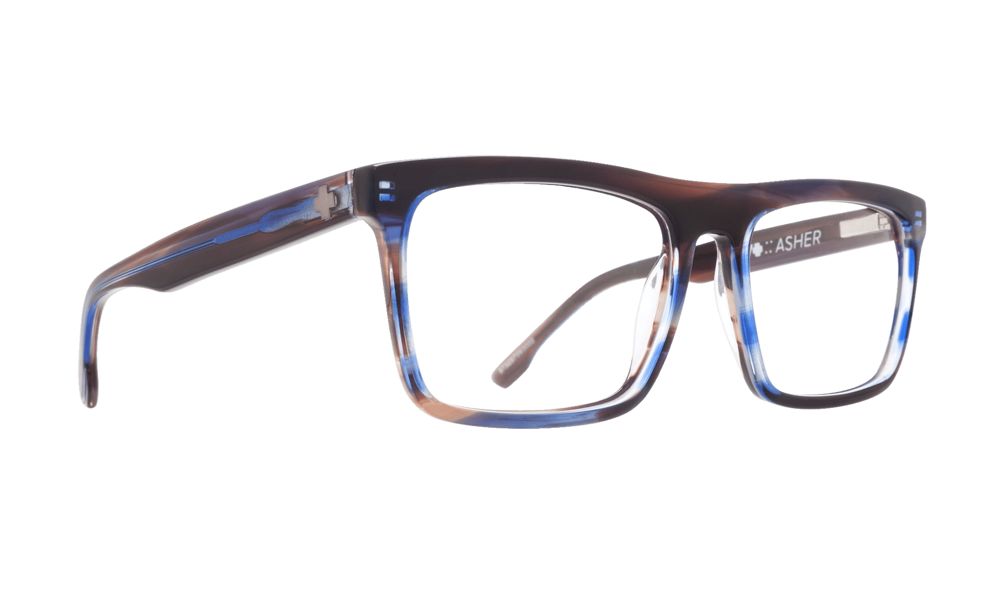 SPY ASHER Eyeglasses   Blue Sunset  a timely 52-18-140