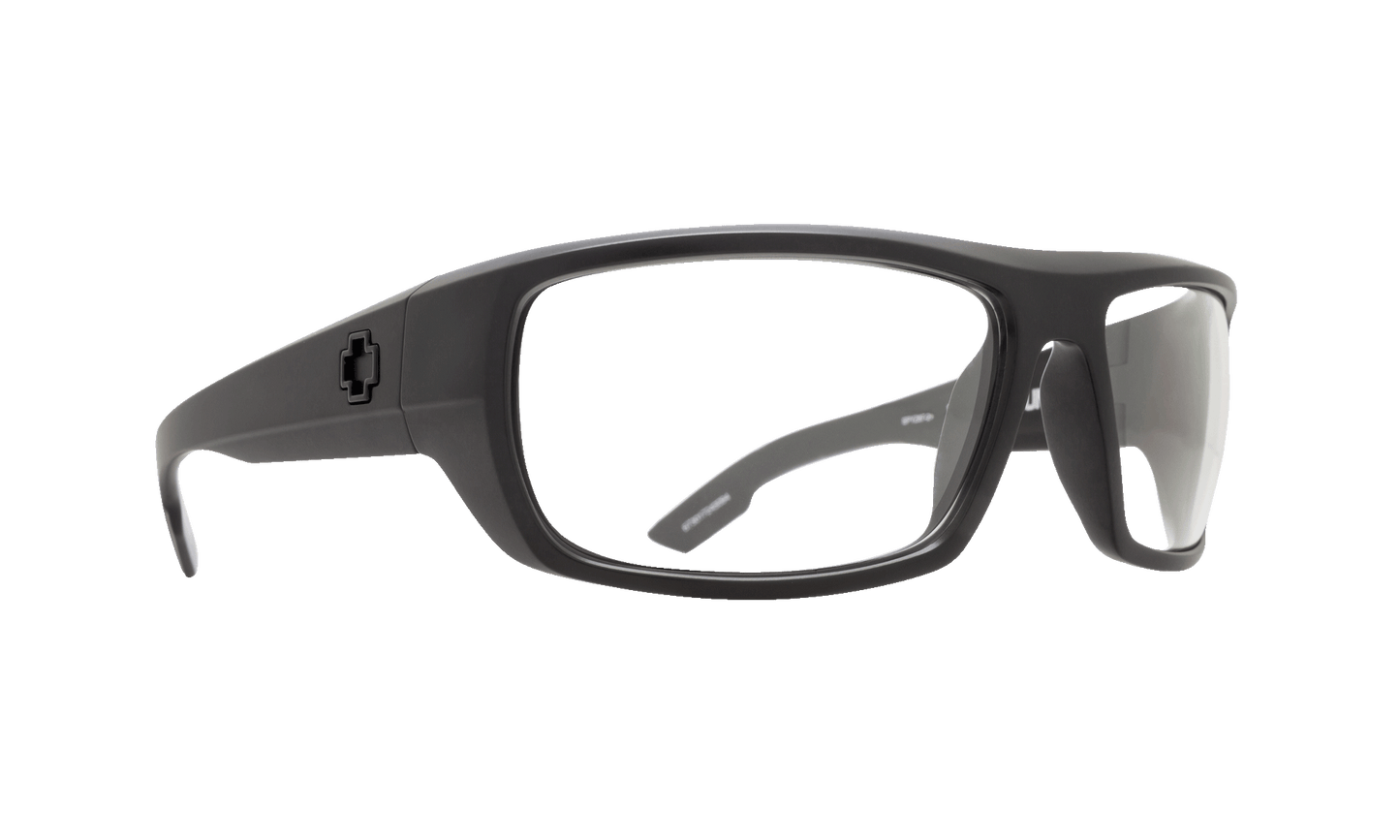 SPY Bounty Sunglasses  Clear Matte Black ANSI RX  65-17-123