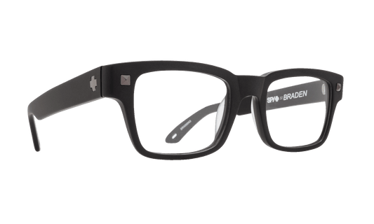 SPY BRADEN Eyeglasses   Matte Black  a smart 49-20-145