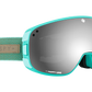 SPY Bravo Snow Goggle Goggles  Happy Gray Green with Silver Spectra ;VLT:17%; + Happy Yellow with Lucid Green ;VLT:53%; Herringbone Mint One Size