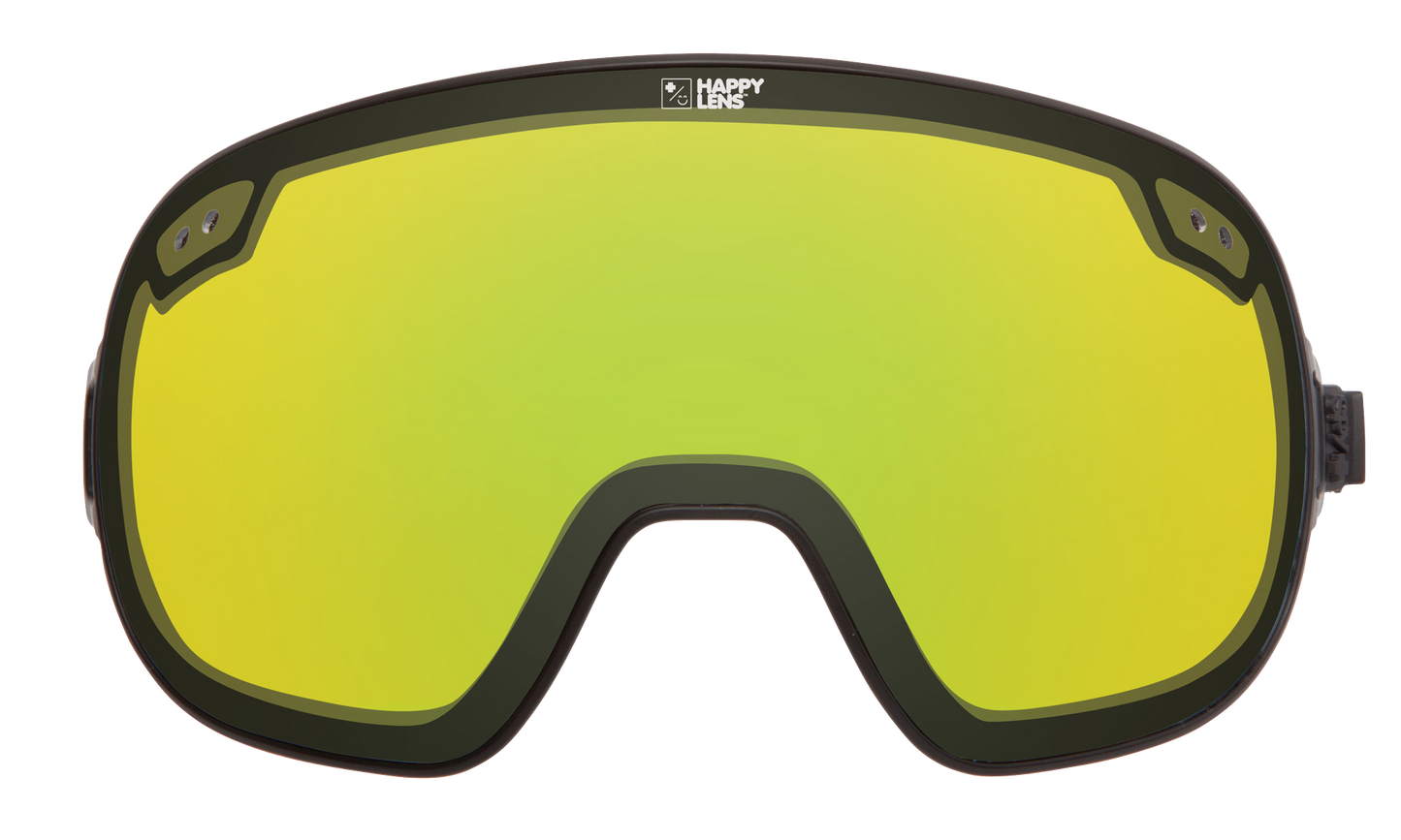 SPY Bravo Replacement Lens Replacement Lenses   HD Plus LL Yellow w/ Green Spectra Mirror One Size