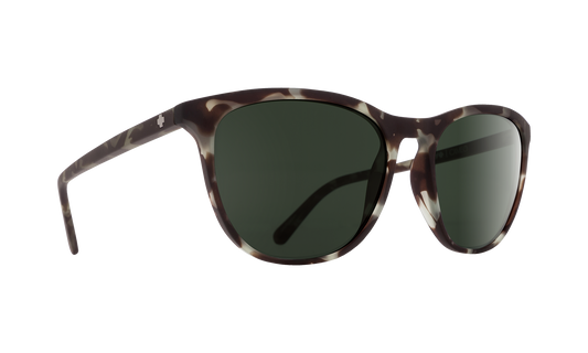 SPY Cameo Sunglasses  Happy Gray Green Soft Matte Smoke Tort  55-17-145