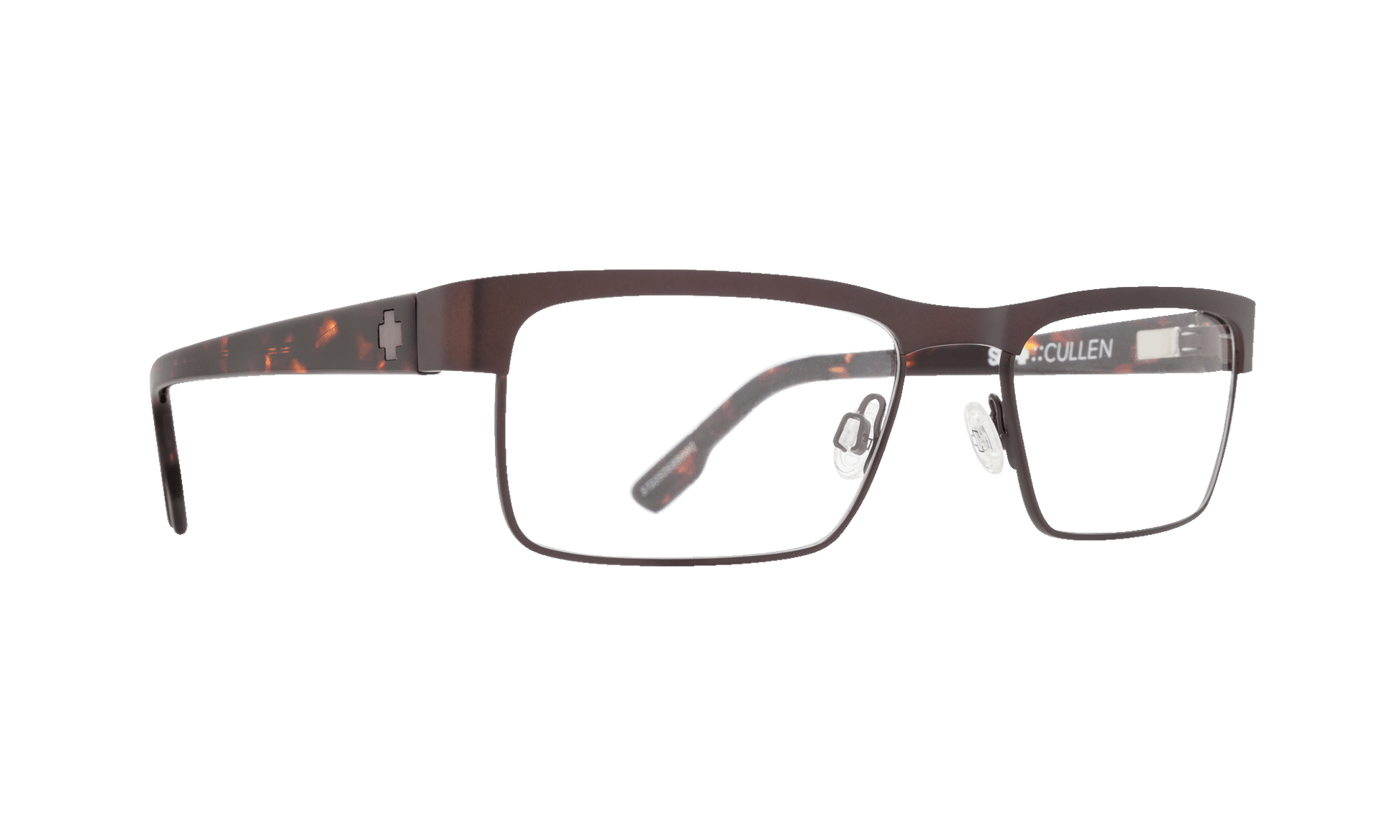 SPY CULLEN Eyeglasses   Matte Brown/Classic Camo Tort  a sleek 52-18-140