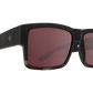 SPY Cyrus Sunglasses  Happy Rose with Silver Spectra Mirror Matte Black/Smoke Tort Fade  58-17-145