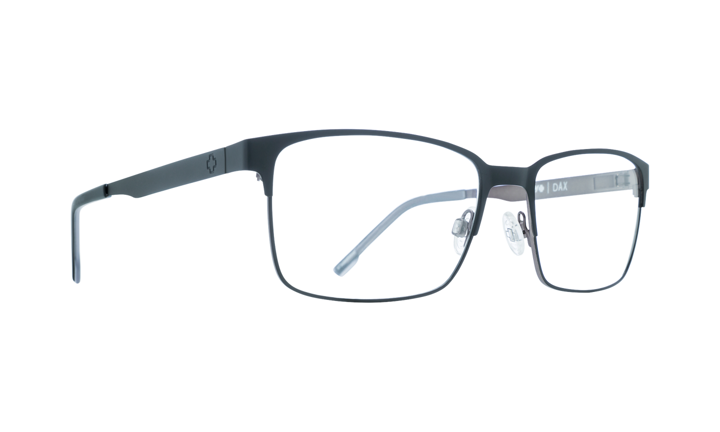 SPY Dax Eyeglasses   Matte Black/Black  57-18-145