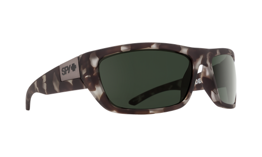 SPY Dega Sunglasses  Happy Gray Green Soft Matte Smoke Tort  62-16-127