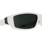 SPY Dirty Mo Sunglasses  Happy Gray Green White  61-17-121