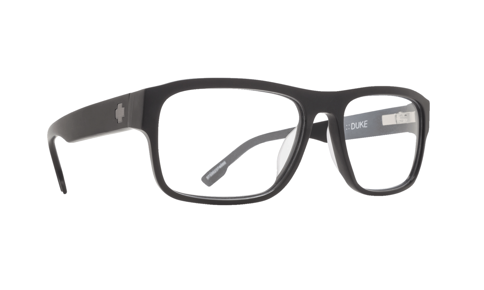 SPY DUKE Eyeglasses   Matte Black  a solid 54-18-140