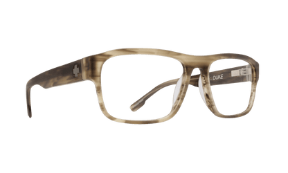 SPY DUKE Eyeglasses   Matte Green Smoke  a solid 54-18-140