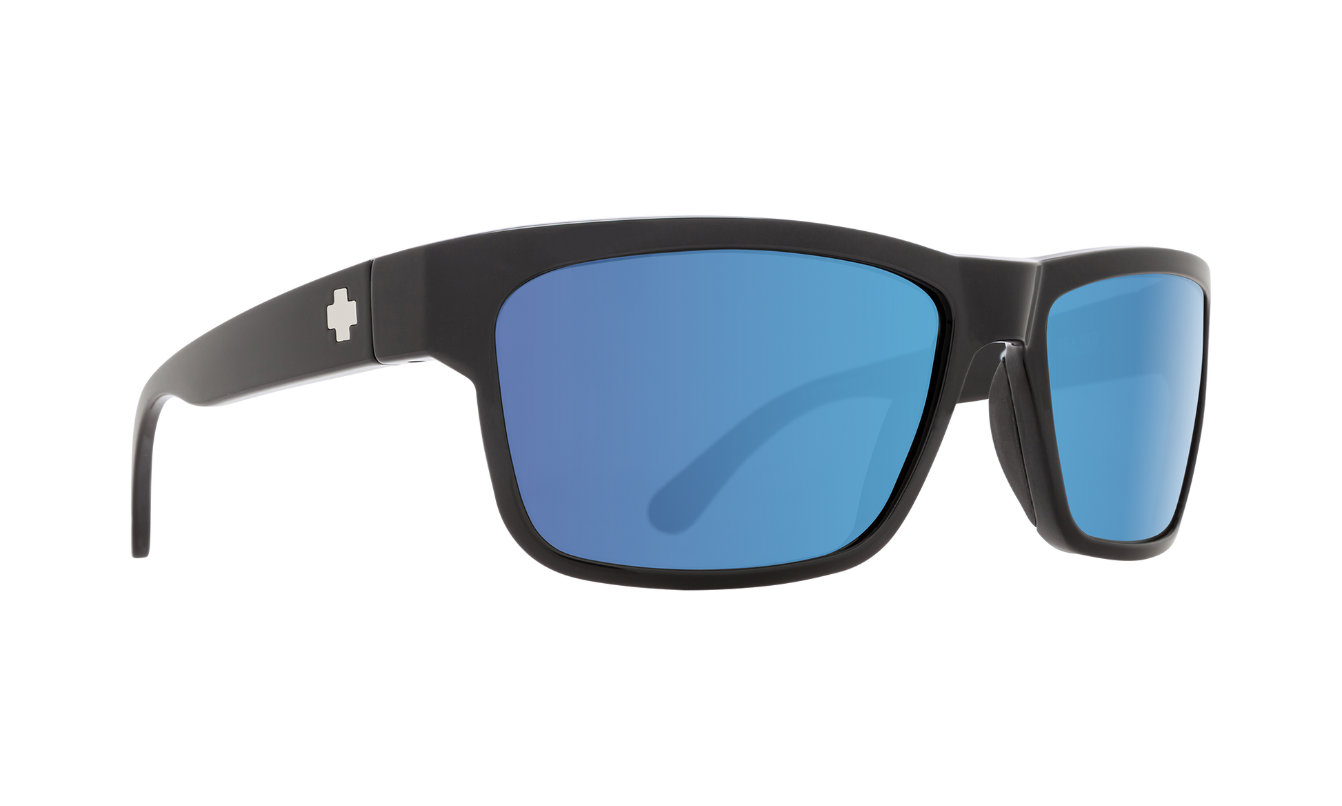 SPY Frazier Sunglasses  Happy Bronze Polar with Light Blue Spectra Black  59-16-127