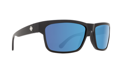 SPY Frazier Sunglasses  Happy Bronze Polar with Light Blue Spectra Black  59-16-127