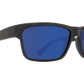 SPY Frazier Sunglasses  Happy Bronze Polar with Blue Spectra Mirror Matte Black  59-16-127