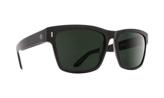 SPY Haight Sunglasses  Happy Gray Green Matte Black  57-17-145