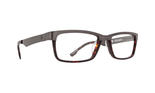 SPY HOLDEN Eyeglasses   Brushed Gunmetal/Dark Tort  a stately 53-16-135