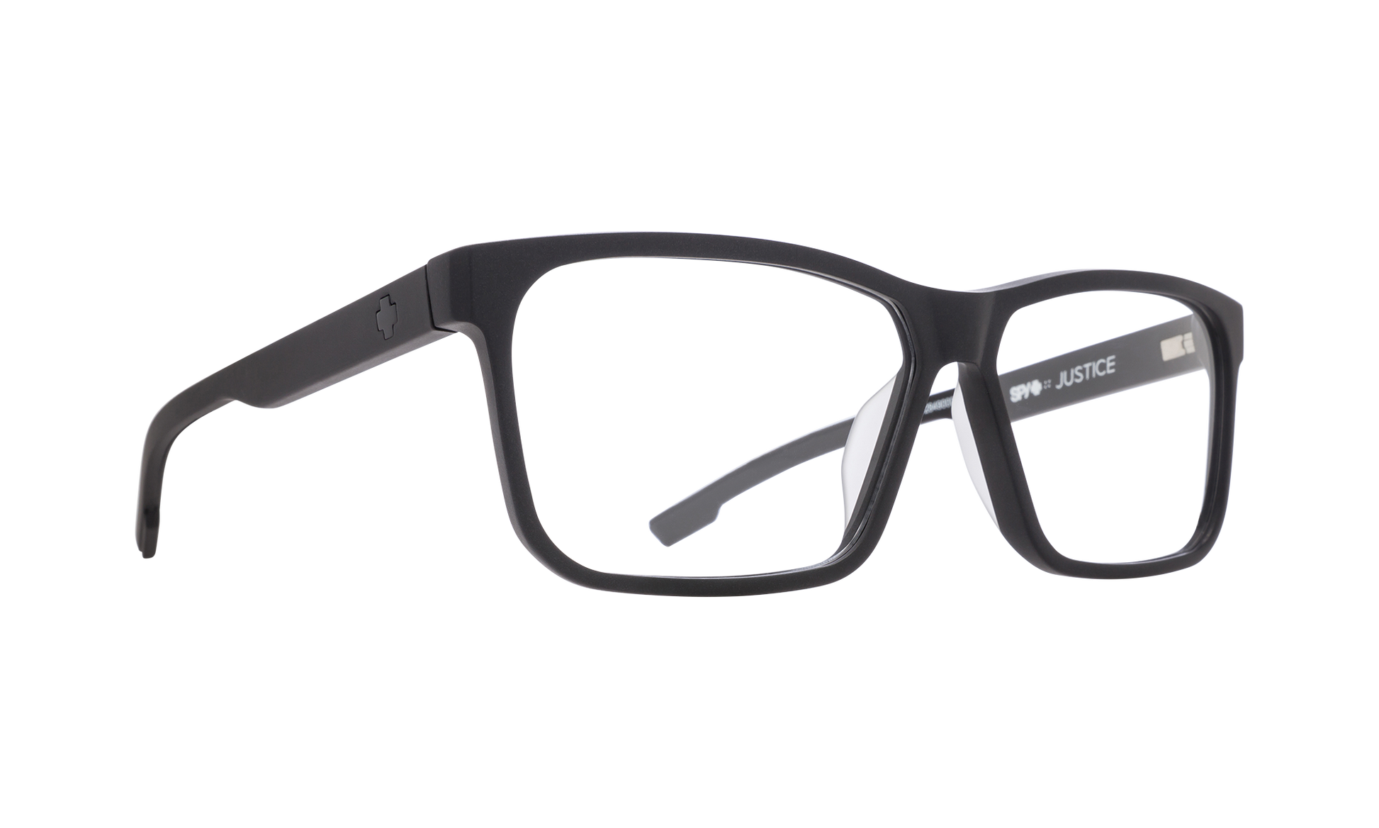 SPY JUSTICE 59 Eyeglasses   Matte Black  a tried and true 59-12-140