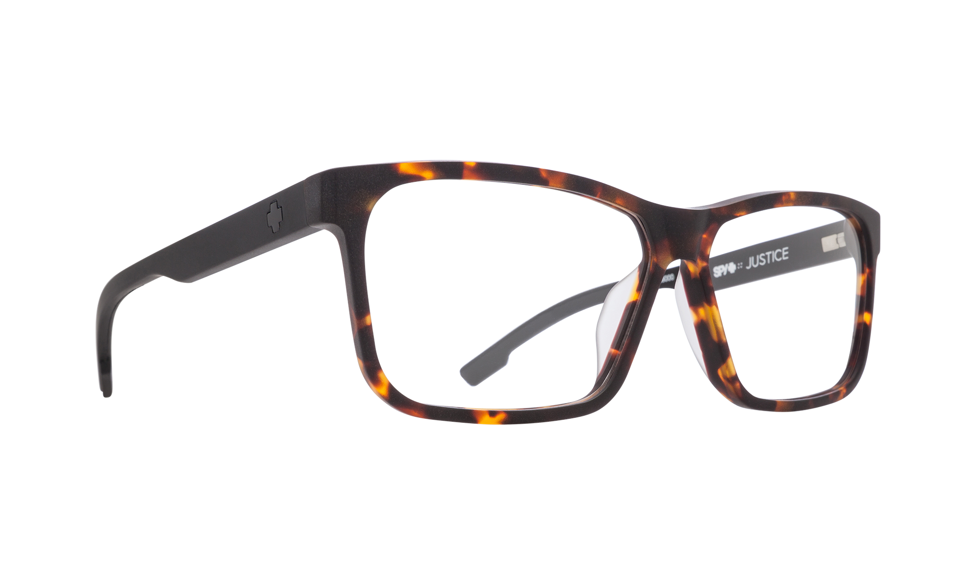 SPY JUSTICE 59 Eyeglasses   Matte Classic Camo Tort/Matte Black  a tried and true 59-12-140