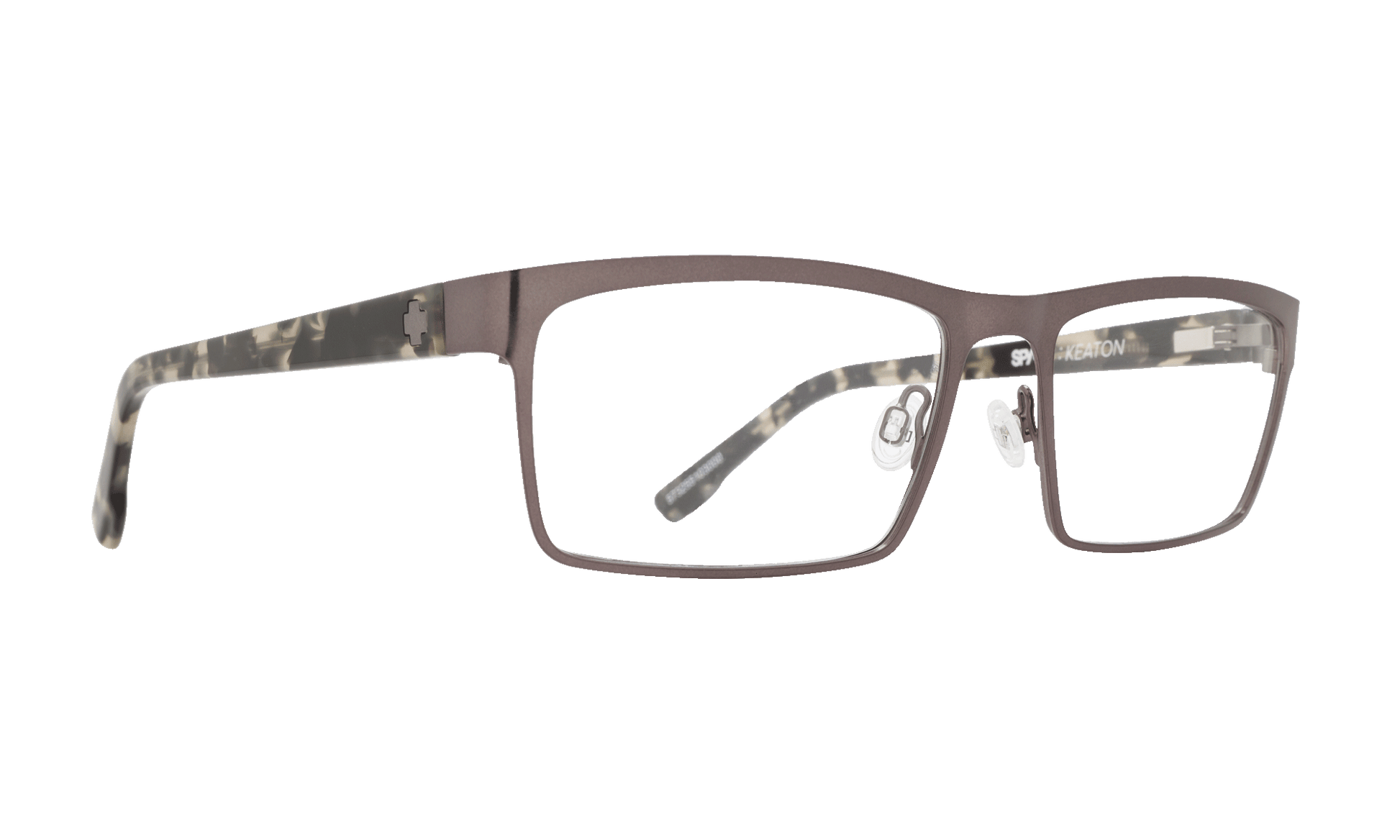 SPY KEATON Eyeglasses   Gunmetal/Army Camo Tort  a clean 54-17-145