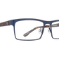 SPY KEATON Eyeglasses   Matte Navy/Dark Tort  a clean 54-17-145