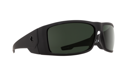 SPY Konvoy Sunglasses  Happy Gray Green Matte Black  66-14-125