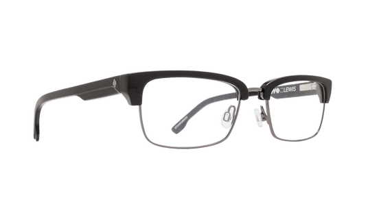 SPY LEWIS Eyeglasses   Black/Gunmetal  a well-timed 51-18-140