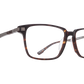 SPY MAJOR Eyeglasses   Dark Tort/Matte Gunmetal  a balanced 57-17-145