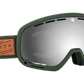SPY Marshall Snow Goggle Goggles  Happy Gray Green with Silver Spectra ;VLT:17%; + Happy Yellow with Lucid Green ;VLT:53%; Herringbone Olive One Size