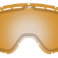 SPY Marshall Replacement Lens Replacement Lenses  HD Plus LL Persimmon with Lucid Silver Marshall Lens One Size