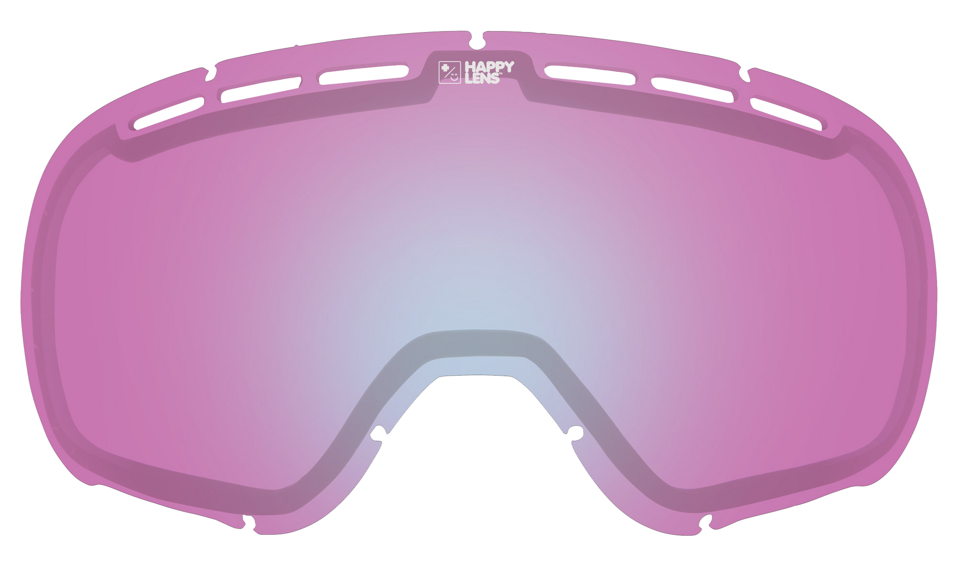 SPY Marshall Replacement Lens Replacement Lenses  HD Plus LL Pink with Blue Spectra Mirror Marshall Lens One Size