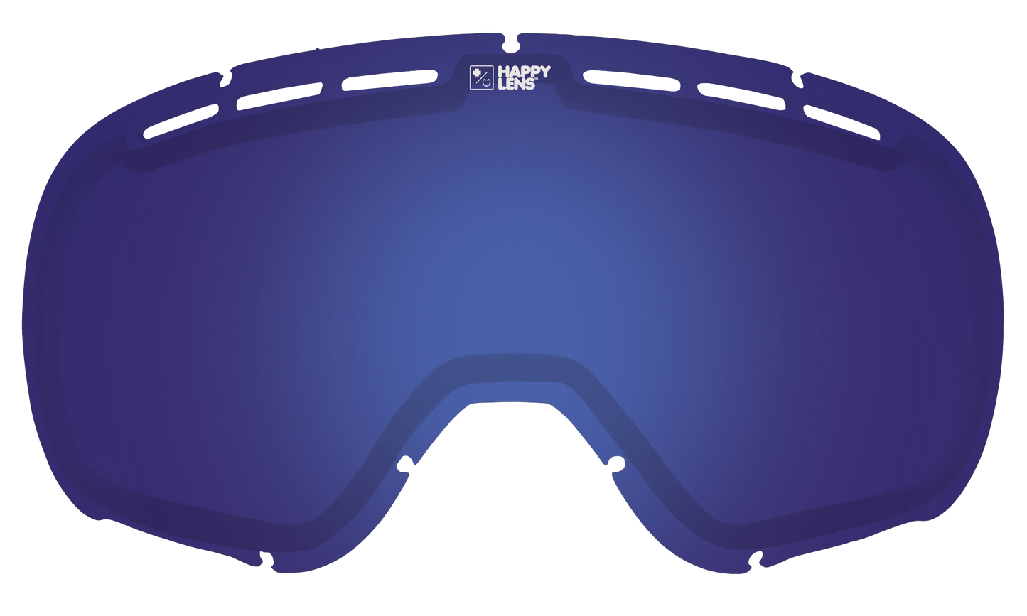 SPY Marshall Replacement Lens Replacement Lenses  HD Plus Rose with Dark Blue Spectra Mirror Marshall Lens One Size