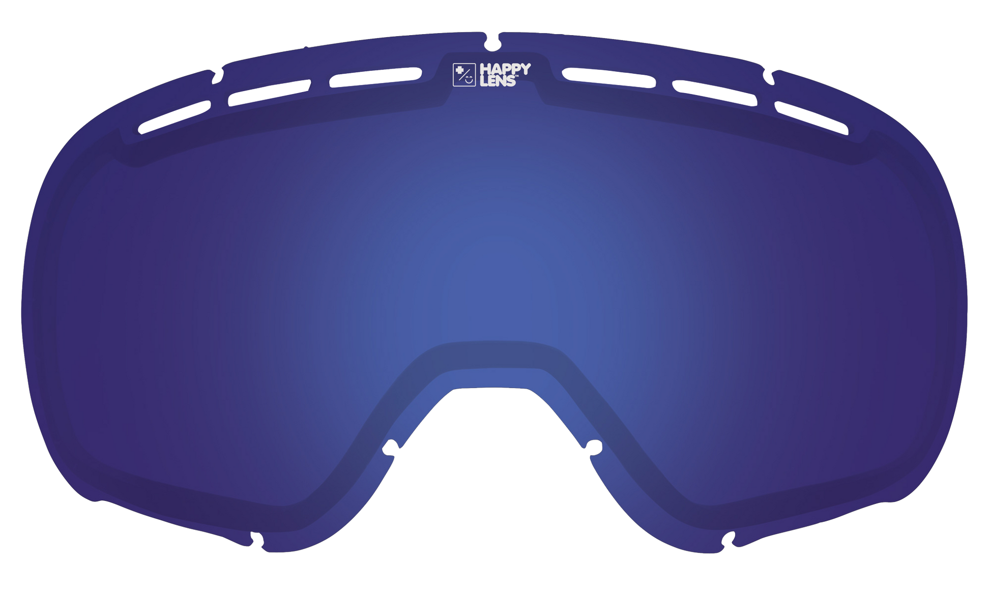 SPY Marshall Replacement Lens Replacement Lenses  HD Plus Rose with Dark Blue Spectra Mirror Marshall Lens One Size