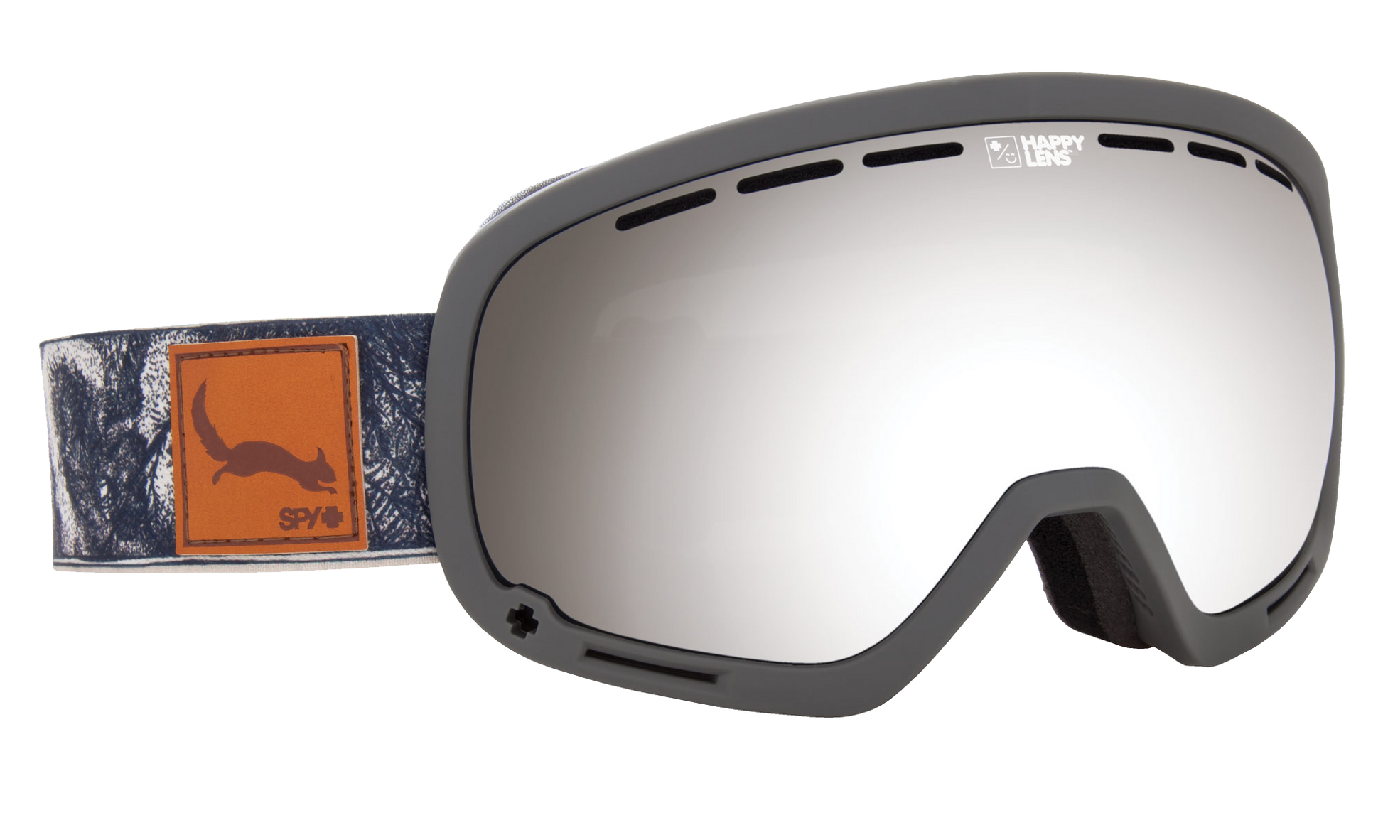 SPY Marshall Snow Goggle Goggles  Happy Gray Green with Silver Spectra + Happy Yellow with Lucid Green Spy + Danny Larsen One Size