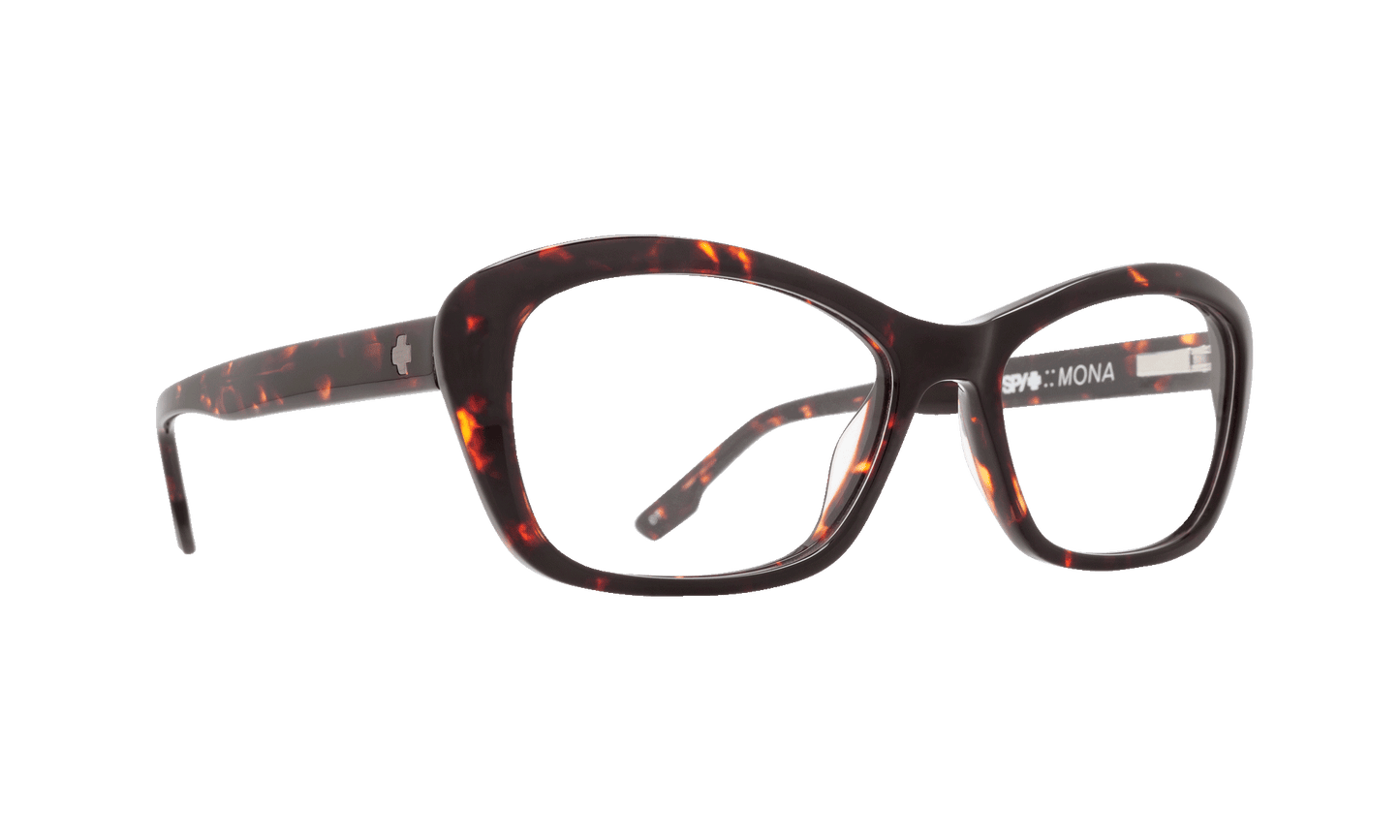SPY MONA Eyeglasses   Dark Tort  a feline 52-17-145