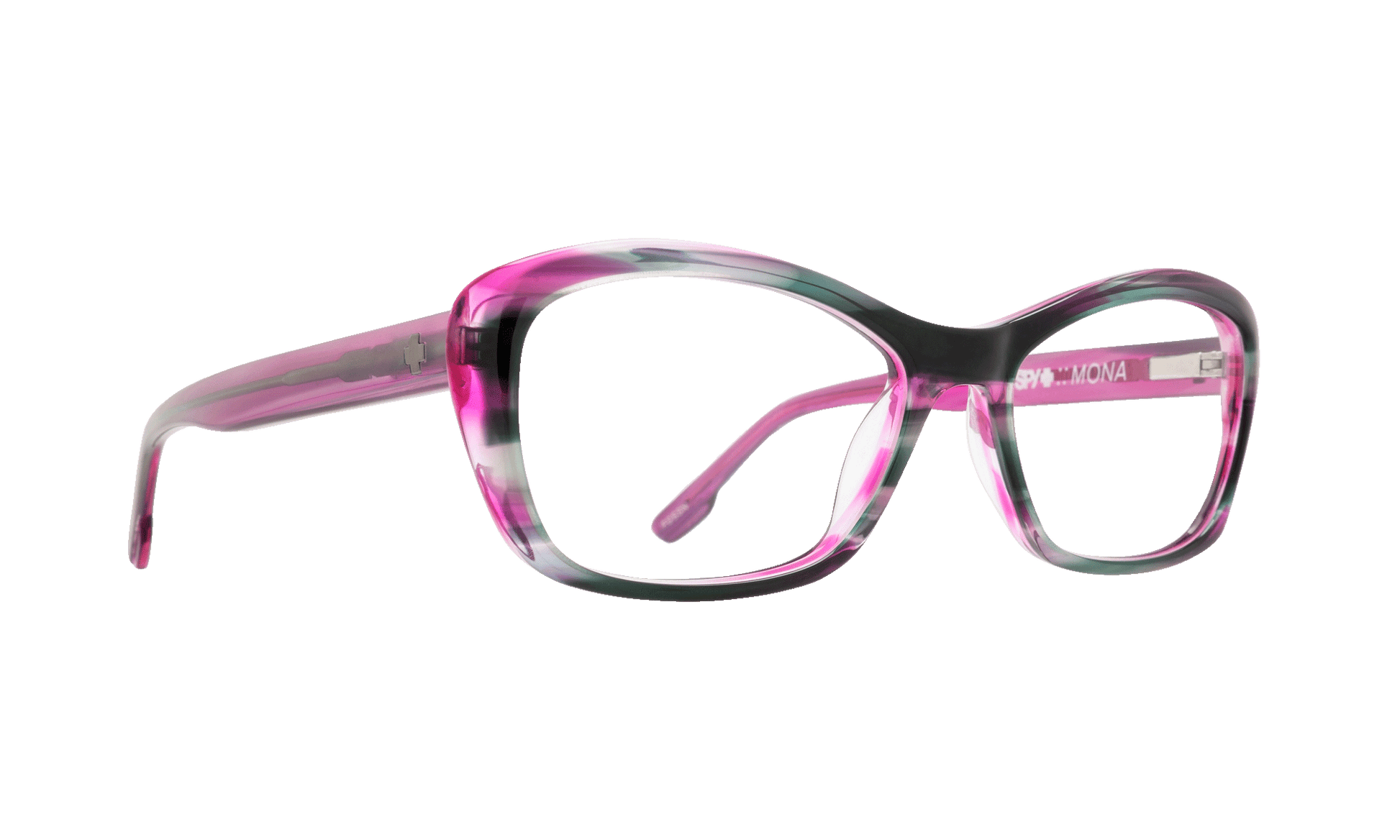SPY MONA Eyeglasses   Fuchsia Sunset  a feline 52-17-145