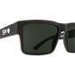SPY Montana Sunglasses  Happy Gray Green Soft Matte Black  a medium 54-16-140