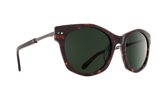 SPY Mulholland Sunglasses  Happy Gray Green Dark Tort  52-20-140