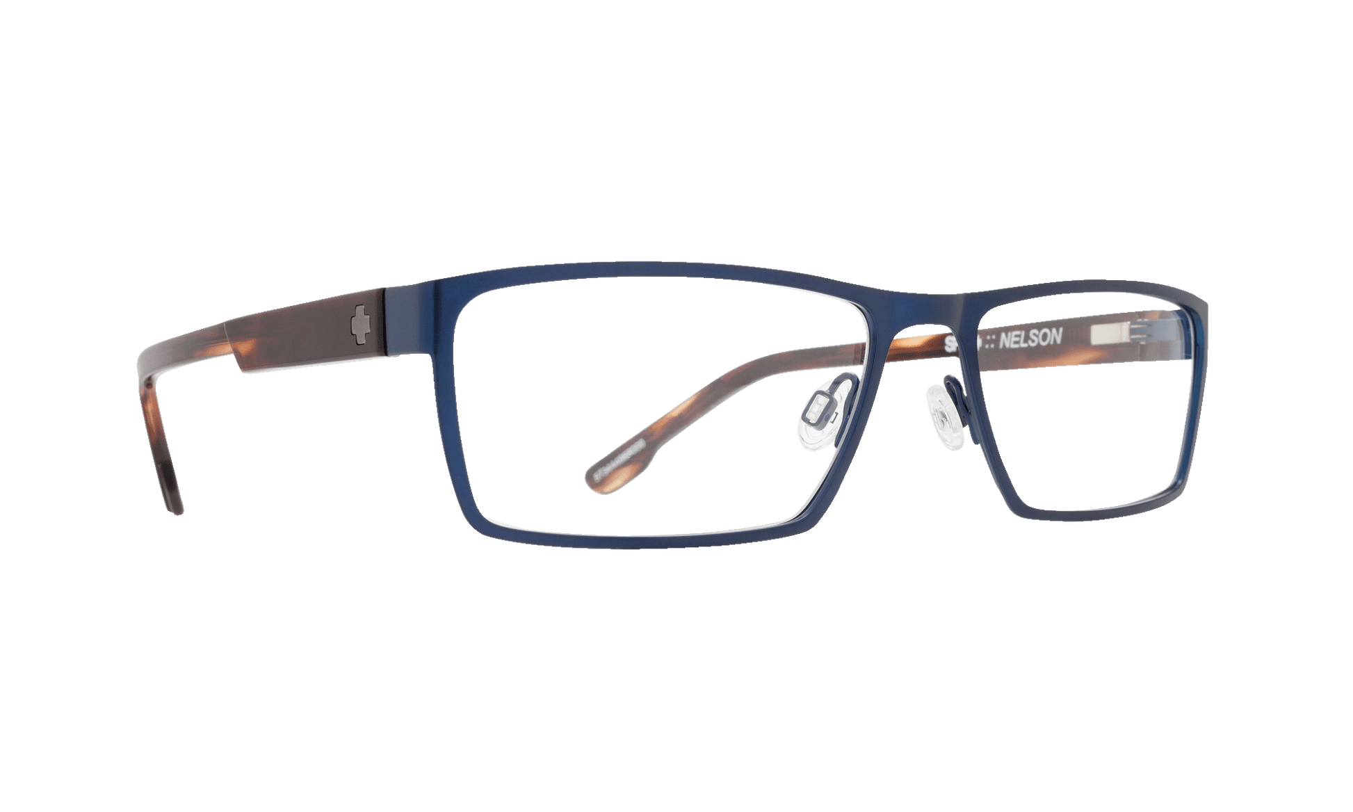 SPY NELSON Eyeglasses   Matte Navy/Dark Tort  an edgy 57-17-140