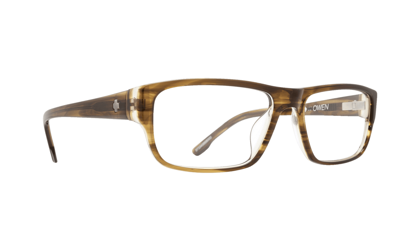 SPY OWEN Eyeglasses   Green Smoke  a masculine 53-16-140