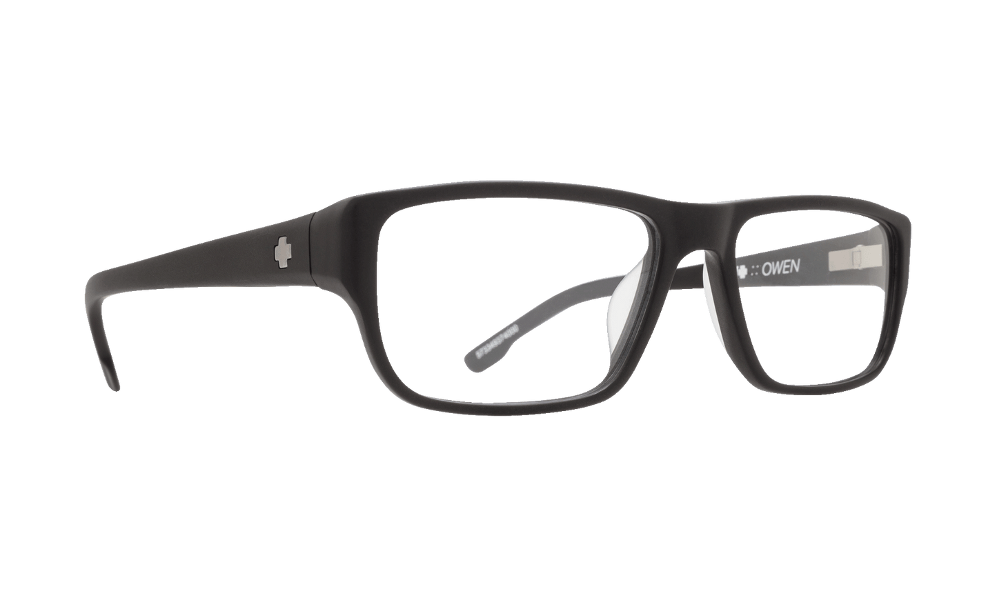 SPY OWEN Eyeglasses   Matte Black  a masculine 53-16-140