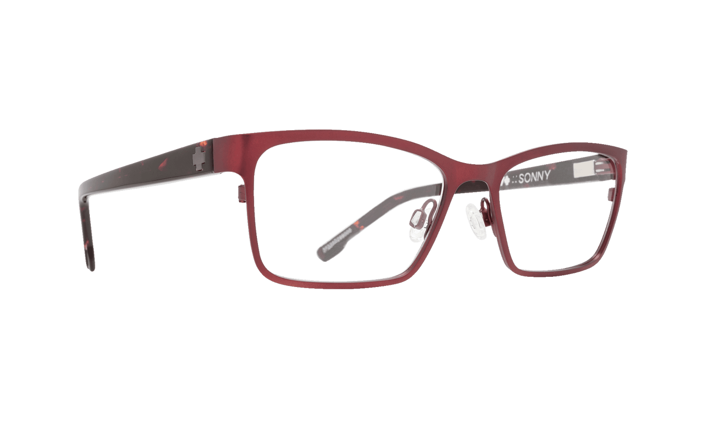 SPY SONNY Eyeglasses   Matte Garnet/Dark Tort  a happy 52-16-140