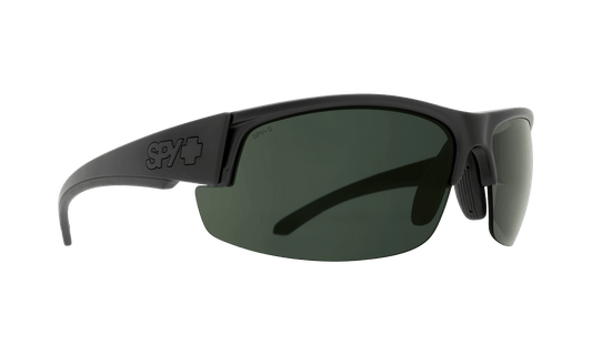SPY Sprinter Sunglasses  Happy Gray Green Matte Black ANSI RX  72-16-125