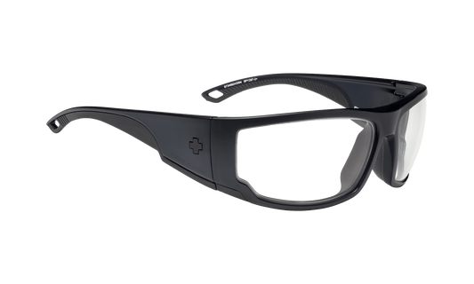 SPY Tackle Sunglasses  Clear Matte Black ANSI RX  69-14-120