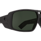 SPY Touring Sunglasses  Happy Gray Green Soft Matte Black  64-14-122
