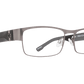 SPY TRENTON Eyeglasses   Gunmetal/Black  a well-timed 55-16-140