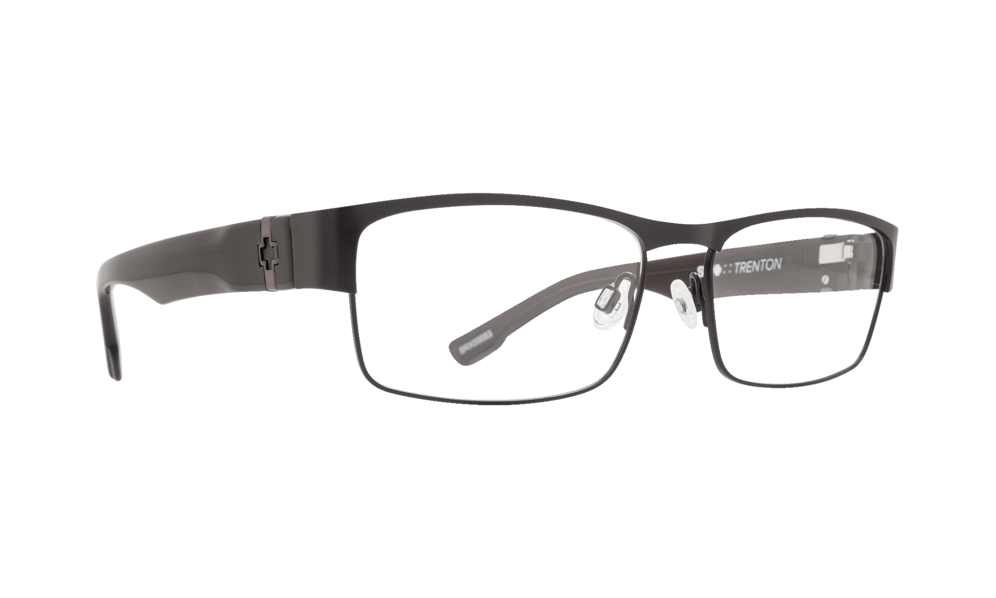 SPY TRENTON Eyeglasses   Matte Black/Smoke  a well-timed 55-16-140