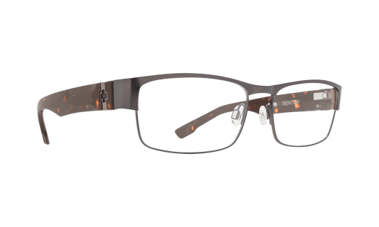 SPY Trenton Large Eyeglasses   Brushed Gunmetal/Matte Tort  a well-timed 57-17-145