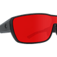 SPY Tron 2 Sunglasses  Happy Gray Green with Red Spectra Matte Black  70-10-130