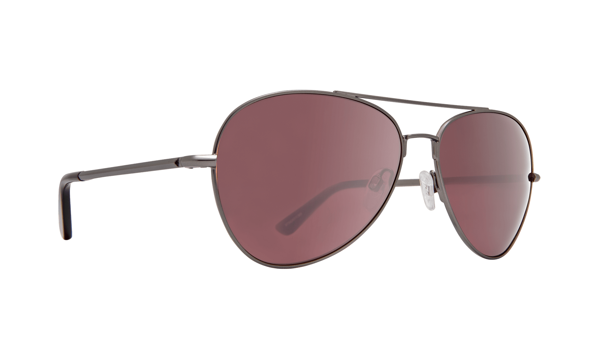 SPY Whistler Sunglasses  Happy Rose Polar with Light Silver Spectra Matte Gunmetal  58-14-140